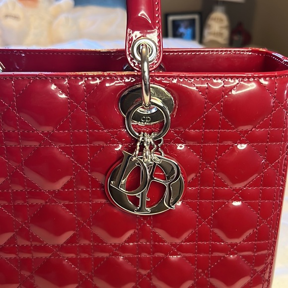 π― % Authentic Dior Red. Silver Hardware. - Picture 12 of 13